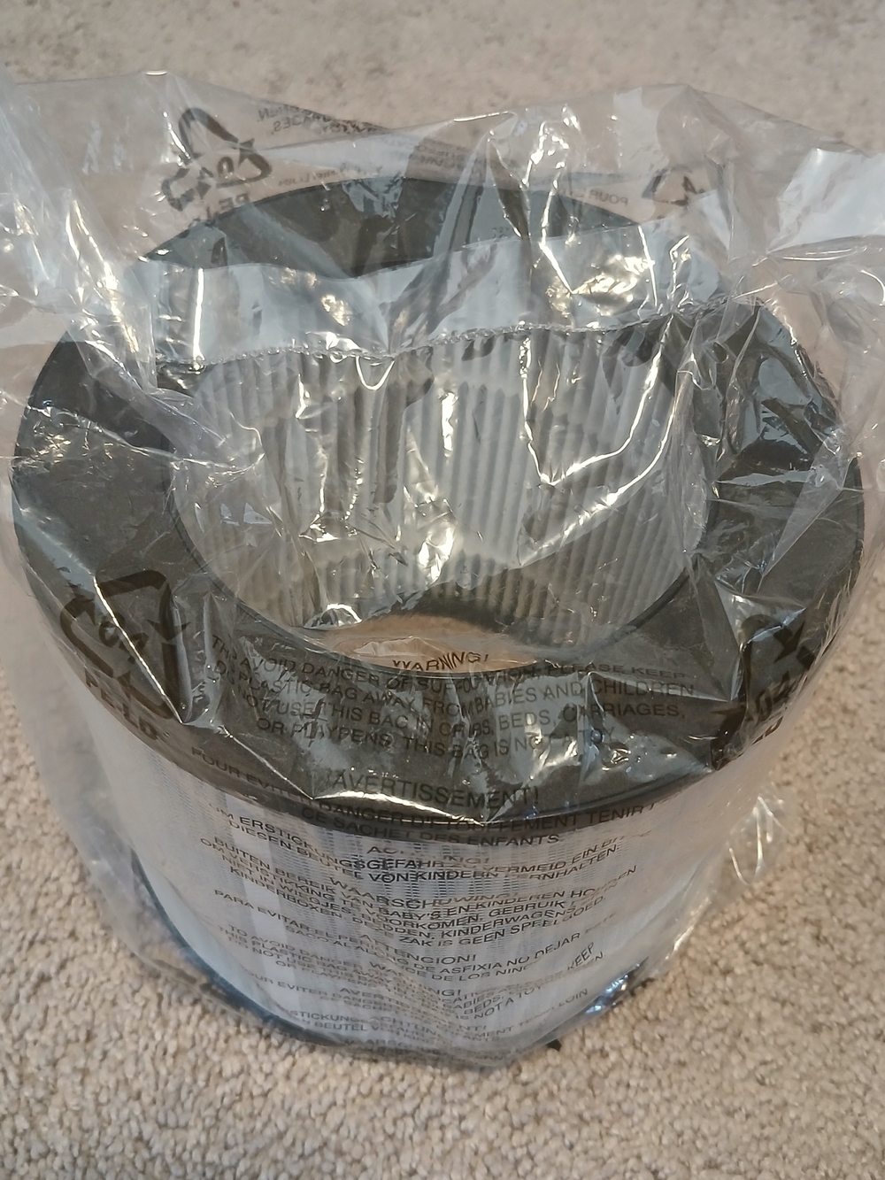 replacement air purifier filter, designed for models such as the Bissell MYair